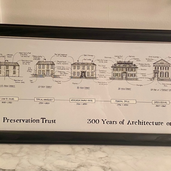 300 years of Nantucket Architecture Print